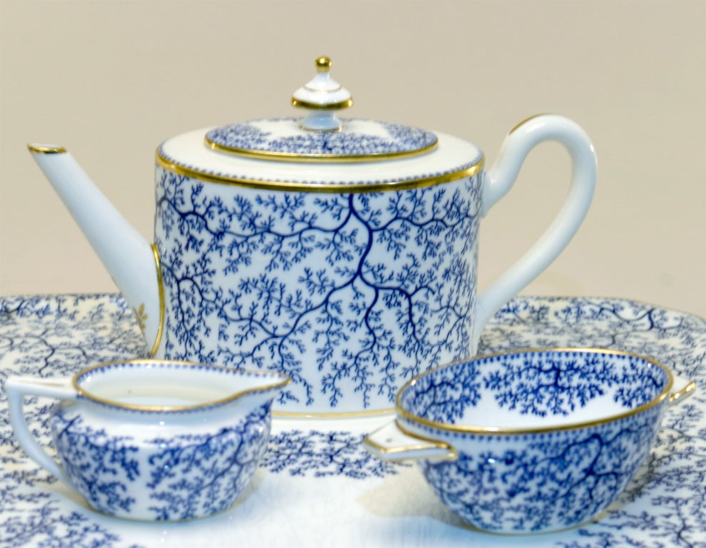 19th Century Minton Porcelain Tea Set at 1stDibs