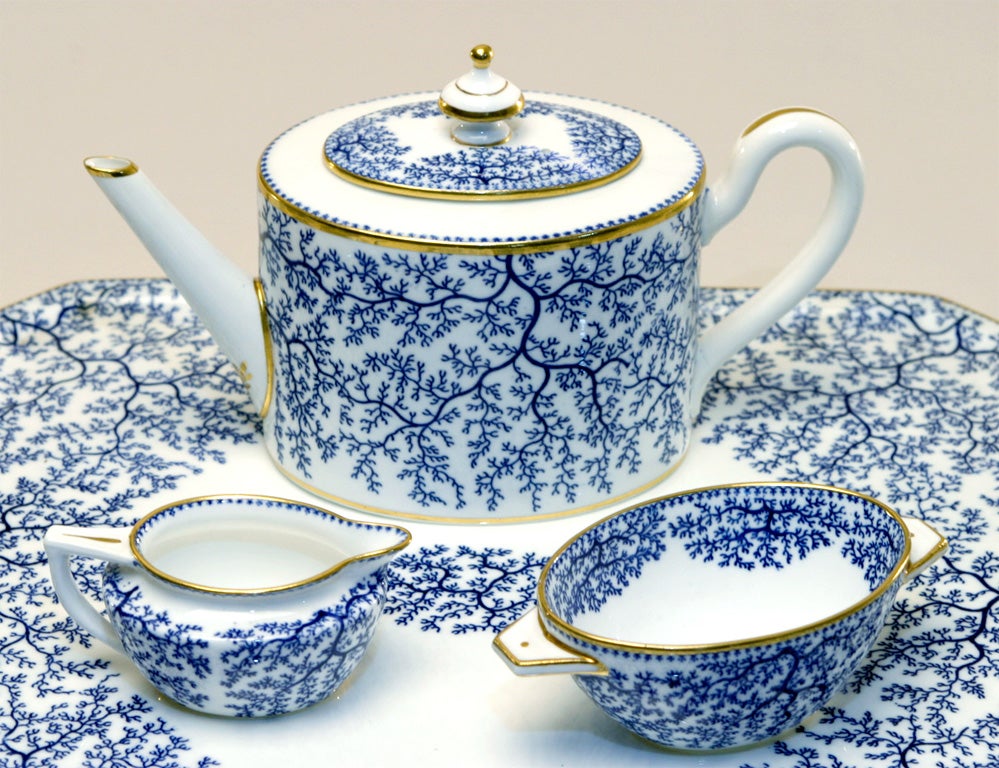 19th Century Minton Porcelain Tea Set at 1stDibs