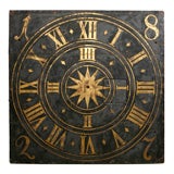 19th century German clock face