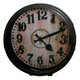 Early 20th century industrial clock face