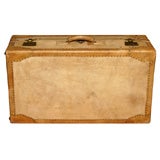 Parchment covered Suitcase