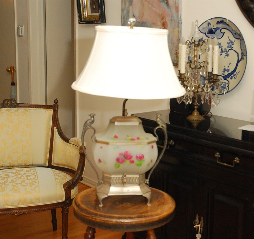 Vintage Tea Samovar Lamp