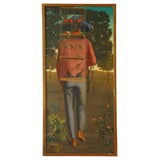 Bird Vendor Oil by Aldo Pagliacci