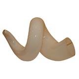 Barbini Art Glass Horn Lamp