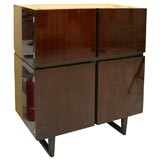 Lacquered Mahogany Highboy