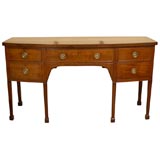 Antique George III Bow-front Sideboard in Mahogany, England c. 1800