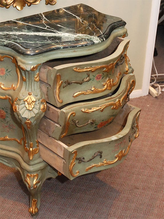 Pair of French Painted Bombay Chests 1