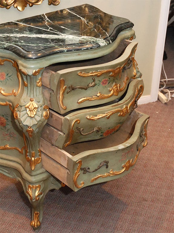 Pair of French Painted Bombay Chests 1