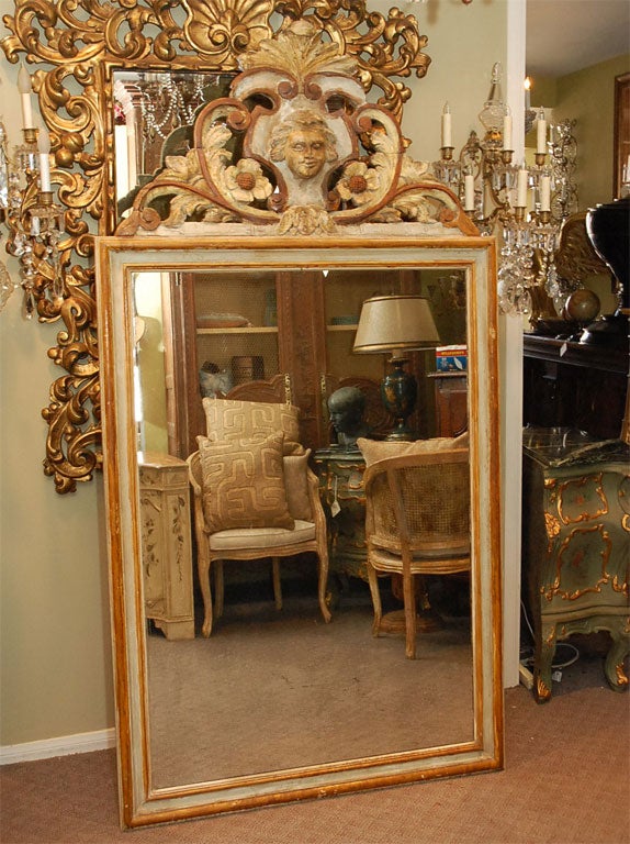 Pair of Italian Carved Mirrors