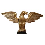 Hand Carved Giltwood Eagle C. 1900 Hand Carved Giltwood Eagle C. 1900