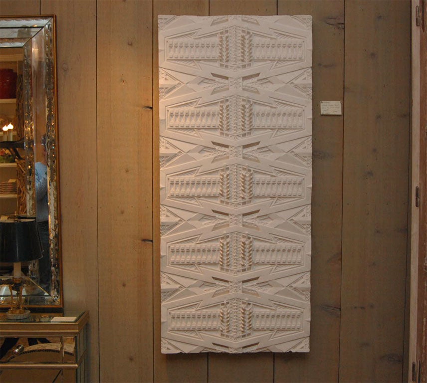 Plaster Relief Panel by Frank Lloyd Wright