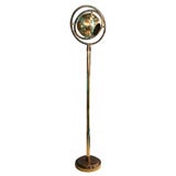 Vintage Bronze Floor Lamp by Charles Martin, French 1930s