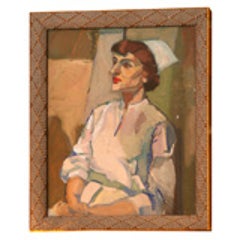 Painting, Oil, Nurse, circa 1950 1