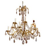 Louis Philippe Style Antique Chandelier