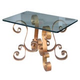 Brass and Glass Coffee Table