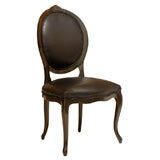 Black Round Back Dining Chair