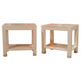 Pair of Parsons Style End Tables