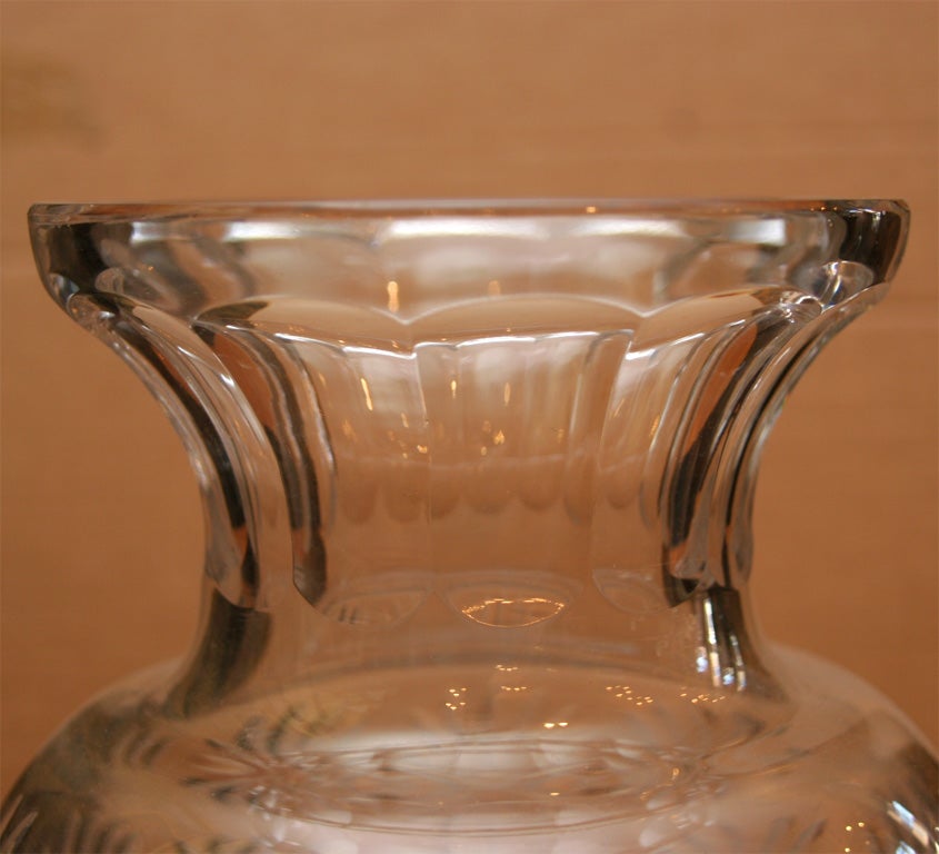 20th Century waterford  Vase For Sale