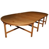 Vintage Large Conference Table by Borge Mogensen