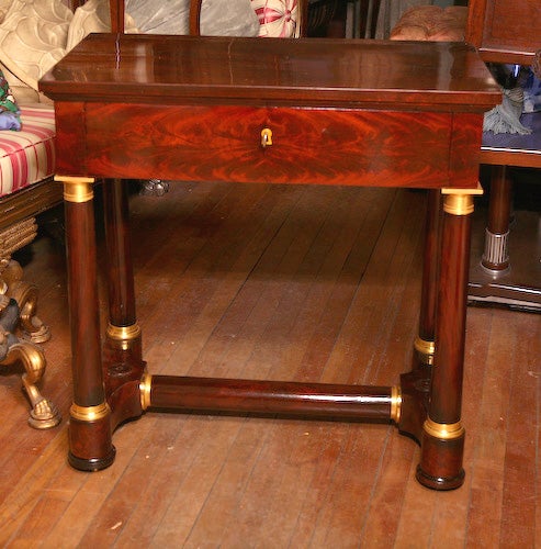 Period French Empire Work  or Small Console Table