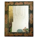 8230  ART NOUVEAU MIRROR IN 17TH C FRAME