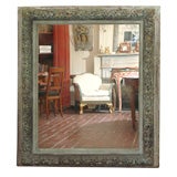 7251 CARVED ITALIAN FRAME C 1650 WITH MERCURY MIRROR