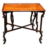 Rosewood folding table