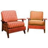 Vintage Pair of Armchairs by Cushman