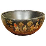 Chinoiserie Metal Bowl