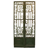 Antique Pair of Iron Doors
