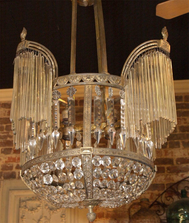 Crystal Neoclassiscal Style Chandelier