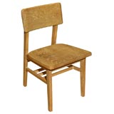 Used Moderne Wooden Desk Chair