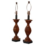 Pair Bakelite lamps