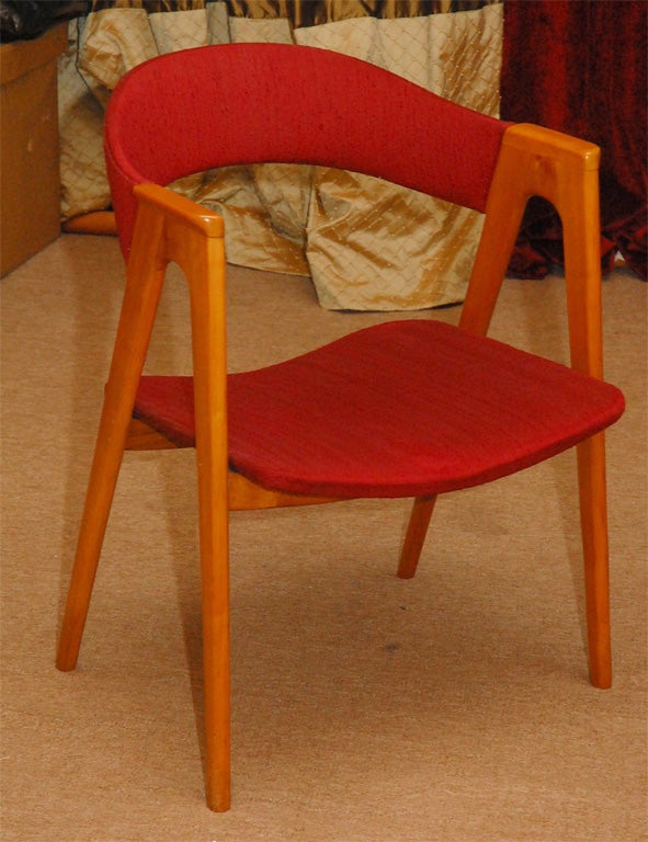 Pair of 1950s French Armchairs In Good Condition For Sale In Cathedral City, CA