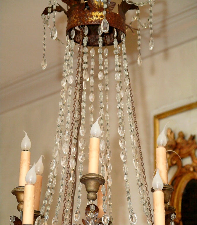 19th Century Italian Chandelier For Sale