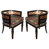 pair of Greek Key Chairs