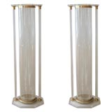 Pair of Lucite Pedestals