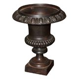 Antique Small cast iron neo-classic urn