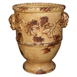 Vintage Fortunata glazed ceramic planter