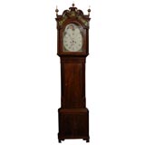 Antique 19th C. Chippendale Style Mahogany Grandfather Clock