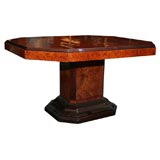 Octagonal Art Deco Extension Dining Table