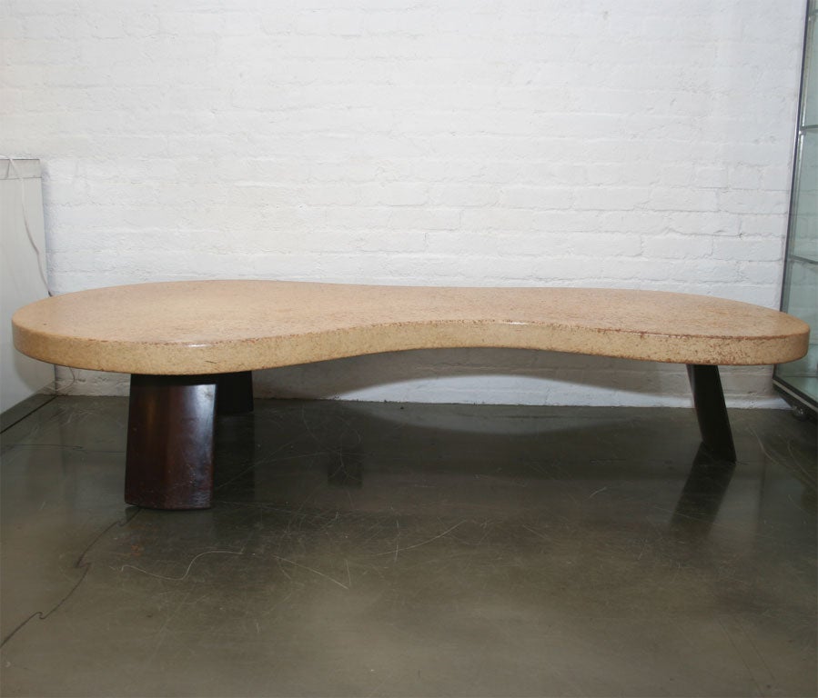 Largest of the Frankl biomorphic tables for Johnson Brothers Furniture Company. Known as 