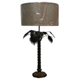 Bronze Palm Tree Lamp by Chapman