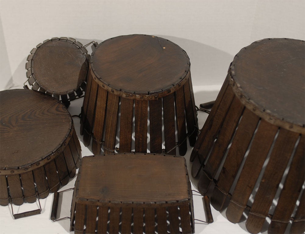 RARE Set of19th C.  Shaker Baskets from Pleasant Hill, Kentucky 2
