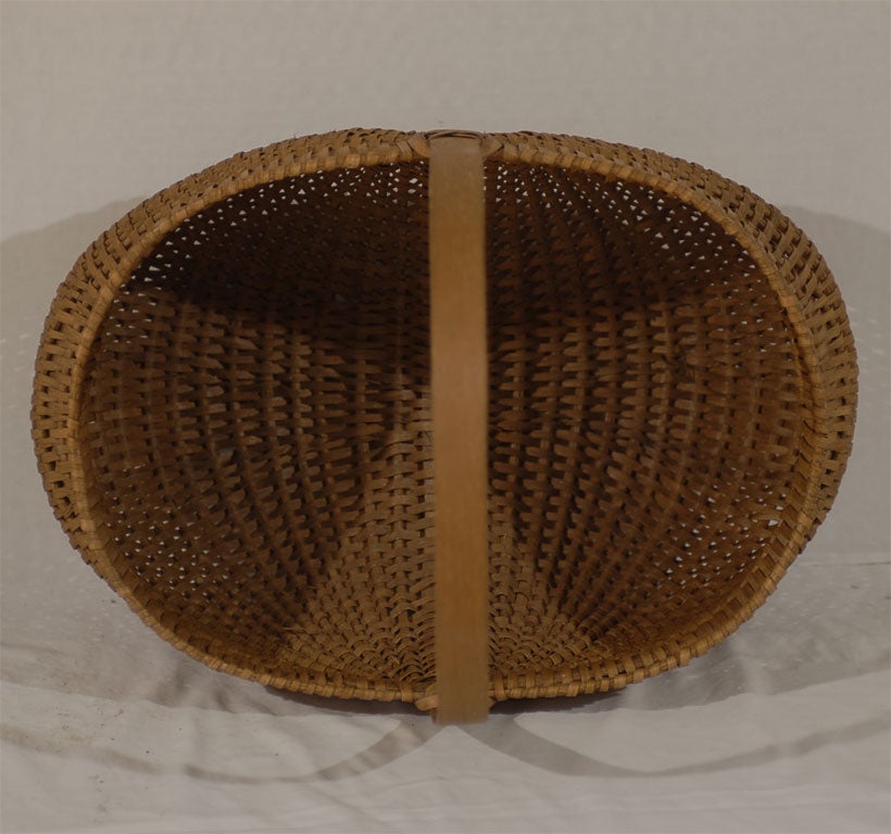 Large North Carolina Split Oak Fanny Basket 1