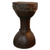 Antique African Drum Table