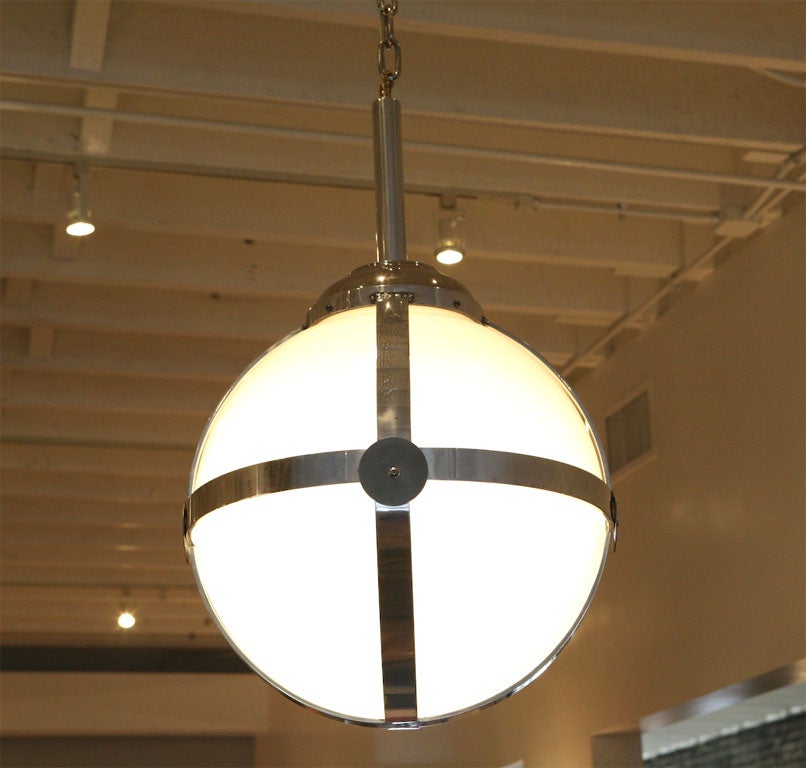 1940's French Globe Lights