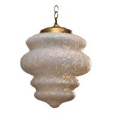 Opalescent Glass Pendant Lamp