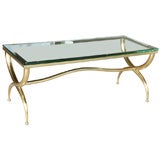 Brass Coffee Table In the Style of Gio Ponti
