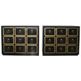 Pair Dorothy Draper Espana Collection Chests